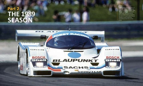 PORSCHE 962/88 - THE AUTOBIOGRAPHY OF 962 011