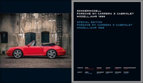 PORSCHE 993 - 30 YEARS 1994 - 2024
