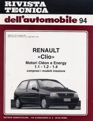 RENAULT CLIO MOTORI CLEON E ENERGY 1.1 - 1.2 - 1.4 COMPRESI I MODELLI INIEZIONE