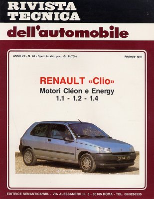 RENAULT CLIO MOTORI CLEON E ENERGY 1.1 - 1.2 - 1.4