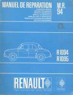 RENAULT R.1094 R.1095 M.R. 94 MANUEL DE REPARATION