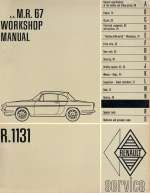 RENAULT R.1131 M.R. 67 WORKSHOP MANUAL