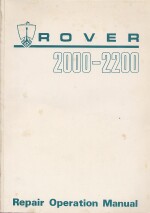 ROVER 2000-2200 REPAIR OPERATION MANUAL