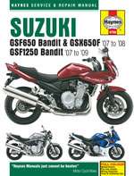 SUZUKI GSF650/1250 BANDIT & GSX650F (07 - 09) (4798)