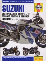 SUZUKI GSX-R750 & GSX-R1100  '85 TO '92 - GSX600F, GSX750F & GSX1100F (KATANAS) '88 TO '96 (2055)