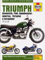 TRIUMPH BONNEVILLE T100 SPEEDMASTER AMERICA THRUXTON & SCRAMBLER (4364)