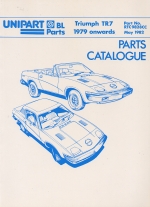 TRIUMPH TR7 1979 ONWARDS PARTS CATALOGUE