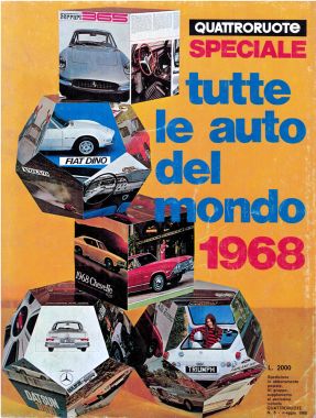 TUTTE LE AUTO DEL MONDO 1968 - QUATTRORUOTE