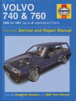 VOLVO 740 & 760 1982 TO 1991 (UP TO J REGISTRATION) PETROL (1258)