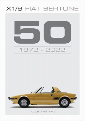 X1/9 FIAT BERTONE - 50 ANNI