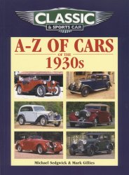 A-Z OF CARS OF THE 1930S
