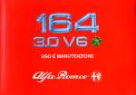 ALFA ROMEO 164 3.0 V6 USO E MANUTENZIONE (ORIGINALE)