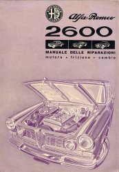 ALFA ROMEO 2600 MANUALE DELLE RIPARAZIONI (ORIGINALE)