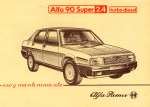 ALFA ROMEO 90 SUPER 2.4 TURBO DIESEL USO Y MANTENIMIENTO