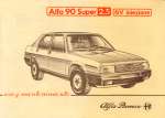 ALFA ROMEO ALFA 90 SUPER 2.5 6V INIEZIONE USO Y MANTENIMIENTO