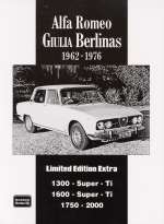 ALFA ROMEO GIULIA BERLINAS 1962 - 1976