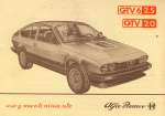 ALFA ROMEO GTV 6 2.5 GTV 2.0 USO Y MANTENIMIENTO