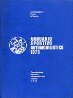 ANNUARIO SPORTIVO AUTOMOBILISTICO 1973