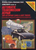 AUTOMATIC TRANSMISSION REPAIR 1984-89 IMPORT CARS & LIGHT TRUCKS