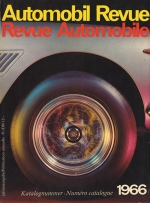 AUTOMOBIL REVUE 1966