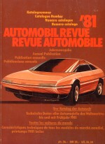 AUTOMOBIL REVUE 1981