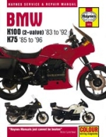 BMW K100  (2-VALVE) '83 TO '92 K75 '85 TO '96 (1373)