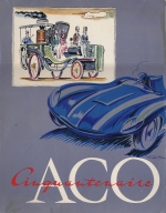 CINQUANTENAIRE DE L'AUTOMOBILE CLUB DEL'OUEST 1906-1956