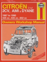 CITROEN 2CV, AMI & DIANE 1967 TO 1990 (0196)