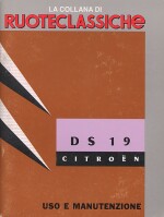 CITROEN DS 19 USO E MANUTENZIONE