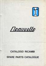 DE TOMASO DEAUVILLE CATALOGO RICAMBI (ORIGINALE)