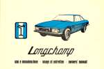 DE TOMASO LONGCHAMP USO E MANUTENZIONE