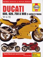DUCATI 600, 620, 750 & 900 2-VALVE V-TWINS '91 TO '05  (3290)