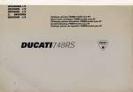DUCATI 748 RS (MODEL YEAR 2001) CAT. RICAMBI