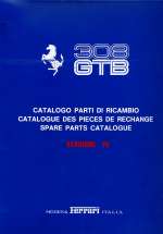 FERRARI 308 GTB CATALGO PARTI DI RICAMBIO (CAT. N.129/76)