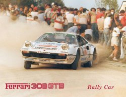 FERRARI 308 GTB RALLY CAR