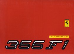 FERRARI 355 F1 USO E MANUTENZIONE (ORIGINALE)