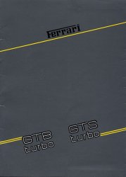 FERRARI GTB TURBO GTS TURBO USO E MANUTENZIONE (ORIGINALE)