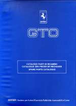 FERRARI GTO CATALOGO PARTI DI RICAMBIO (CAT. N.331/84)