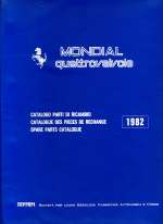 FERRARI MONDIAL QUATTROVALVOLE CATALOGO PARTI DI RICAMBIO