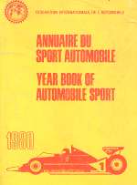 FIA ANNUAIRE DU SPORT AUTOMOBILE 1980