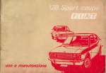 FIAT 128 SPORT COUPE USO E MANUTENZIONE (ORIGINALE)