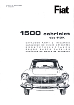 FIAT 1500 CABRIOLET TIPO 118 K (CAT. RICAMBI)