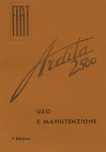 FIAT ARDITA 2500 USO E MANUTENZIONE