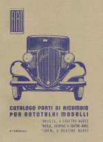 FIAT BALILLA CATALOGO PARTI DI RICAMBIO