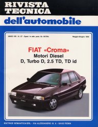 FIAT CROMA MOTORI DIESEL D, TURBO D, 2.5 TD, TD ID