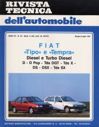 FIAT TIPO E TEMPRA DIESEL E TURBO DIESEL D - D POP - TDS DGT - TDS X - DS - DSX - TDS SX