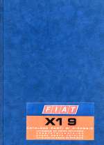 FIAT X1/9 (CATALOGO RICAMBI)