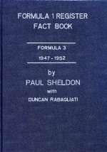 FORMULA 1 REGISTER FACT BOOK FORMULA 3 1947-1952