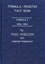 FORMULA 1 REGISTER FACT BOOK FORMULA 3 1956-1962