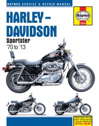 HARLEY-DAVIDSON SPORTSTERS '70 TO '13 HAYNES REPAIR MANUAL (2534)